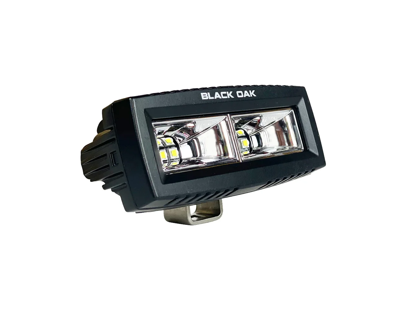 Black Oak 4" Marine Spreader Light Flood Scene LED Pro Series 3.0 - Black
