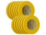 FrogTape CP 225 Medium-High Adhesion Masking Tape - 18MM x 55M x 12-Pack - Gold - Rated f/225°F