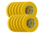 FrogTape CP 225 Medium-High Adhesion Masking Tape - 24MM x 55M x 12-Pack - Gold - Rated f/225°F