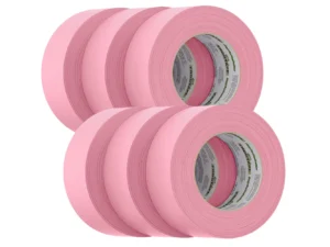 FrogTape CP 325 Medium-High Adhesion Masking Tape - 48MM x 55M x 6-Pack - Pink - Rated f/325°F