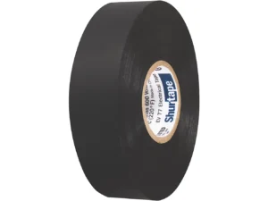 Shurtape EV 077B Professional Grade Black Electrical Tape f/Insulating & Splicing - 3/4" x 66' - 10-Pack