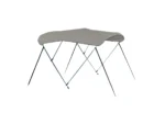 Carver 3 Bow 4681U Bimini Top with Boot - Cadet Grey Acrylic