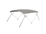 Carver 3 Bow 5487U Bimini Top with Boot - Cadet Grey Acrylic