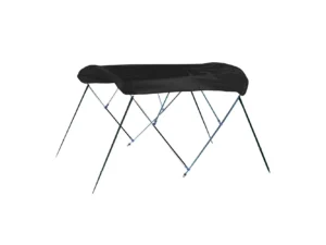 Carver 3 Bow 4675U Bimini Top with Boot - Black Acrylic