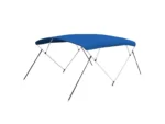 Carver 3 Bow 5481U Bimini Top with Boot - Pacific Blue Acrylic