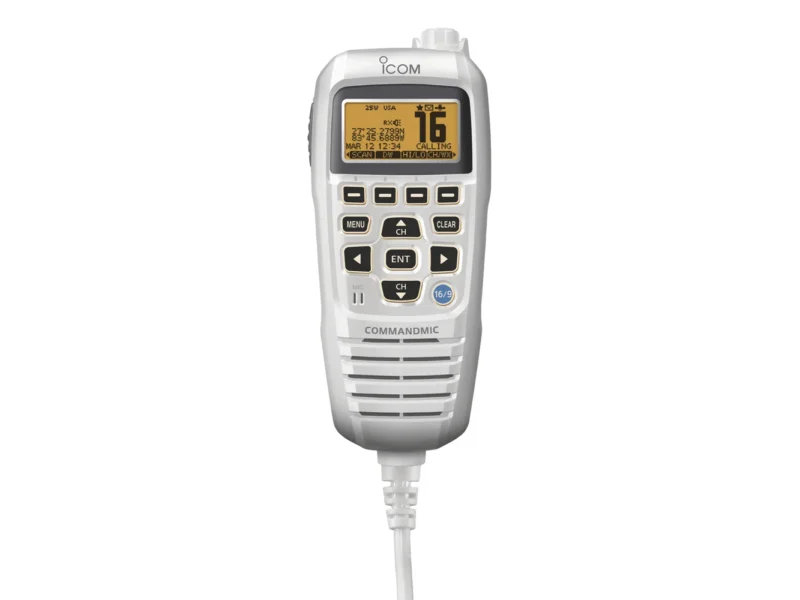 Icom HM195 CommandMic™ IV w/Yellow BlackLit LCD - Super White