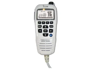 Icom HM195 CommandMic™ IV with White BlackLit LCD - Super White