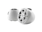JL Audio M3 VeX™ Series 6.5" Enclosed Coaxial Speakers w/White Sports Grilles - M3-650VEX-Gw-S-Gw