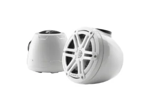 JL Audio M3 VeX™ Series 6.5" Enclosed Coaxial Speakers w/White Sports Grilles - M3-650VEX-Gw-S-Gw