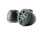 JL Audio M3 VeX™ Series 6.5" Enclosed Coaxial Speakers w/RGB LED Lighting & Gray Metallic Sports Grilles - M3-650VEX-Mb-S-Gm-i