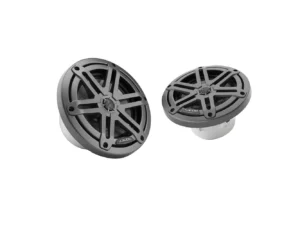 JL Audio M3 Series 6.5" Marine Coaxial Speakers w/Grey Metallic Sport Grilles - M3-650X-S-Gm