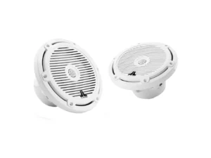 JL Audio M3 Series 7.7" Marine Coaxial Speakers w/Gloss White Classic Grilles - M3-770X-C-Gw