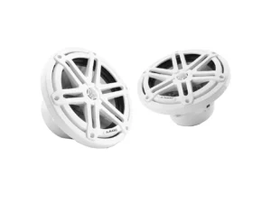 JL Audio M3 Series 7.7" Marine Coaxial Speakers w/Gloss White Sport Grilles - M3-770X-S-Gw