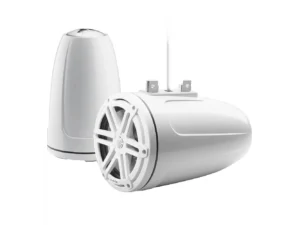 JL Audio M3 Series 7.7" Enclosed Tower Coaxial System w/Gloss White Sport Grille - M3-770ETXv3-Gw-S-Gw