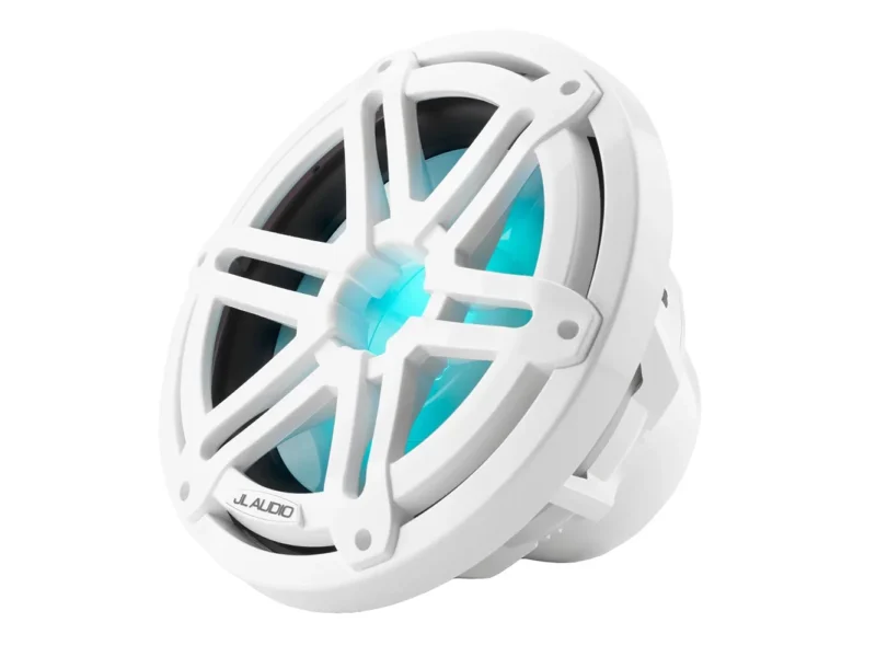 JL Audio M3 10" Marine Subwoofer w/Gloss White Sport Grille & RGB LED Lighting - M3-10IB-S-Gw-i-4