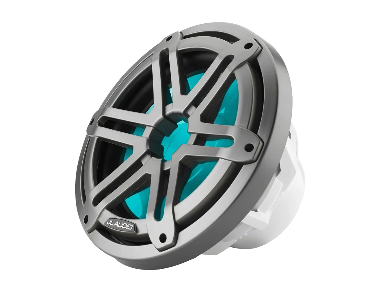 JL Audio M3 10" Marine Subwoofer w/Grey Metallic Sport Grille & RGB LED Lighting - M3-10IB-S-Gm-i-4