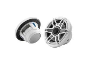 JL Audio M6 Series 6.5" Marine Coaxial Speakers w/Gloss White Sport Grille - M6-650X-S-GwGw