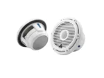 JL Audio M6 Series 7.7" Marine Coaxial Speakers w/Gloss White Classic Grille - M6-770X-C-3GW