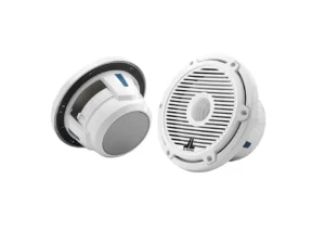 JL Audio M6 Series 7.7" Marine Coaxial Speakers w/Gloss White Classic Grille - M6-770X-C-3GW