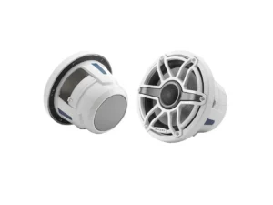JL Audio M6 Series 8.8" Marine Coaxial Speakers w/Gloss White Sport Grille - M6-880X-S-GwGw