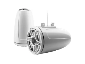 JL Audio M6 Series 7.7" Enclosed Tower Coaxial System w/Gloss White Sport Grille - M6-770ETXv3-Gw-S-GwGw