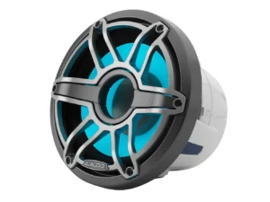 JL Audio M6 8" Marine Subwoofer w/Titanium Sport Grille & Transflective™ LED Lighting - M6-8IB-S-GmTi-i-4