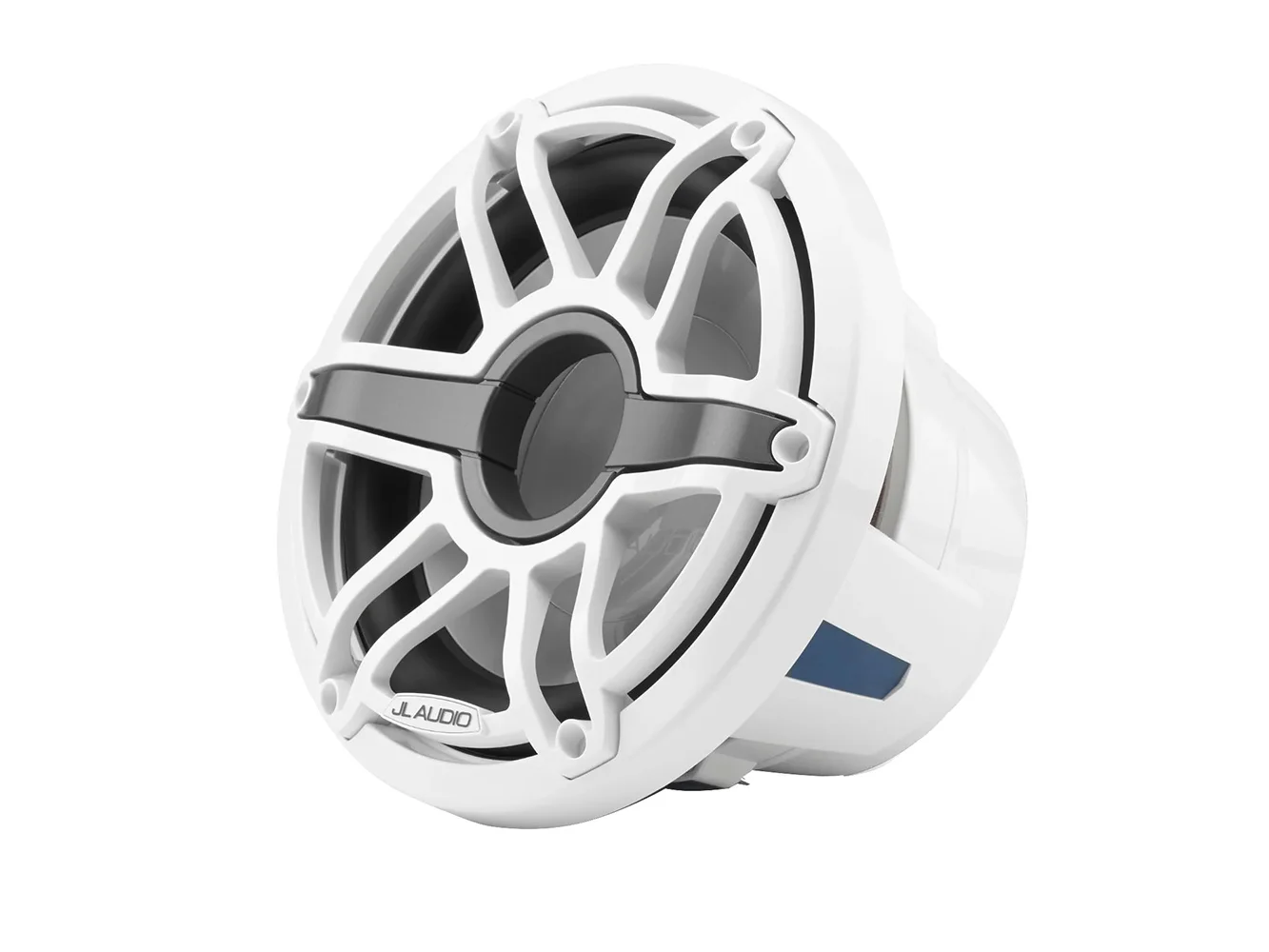 JL Audio M6 10" Marine Infinite-Baffle Subwoofer w/Gloss White Sport Grille - M6-10IB-S-GwGw-4