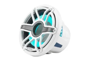 JL Audio M6 10" Marine Infinite-Baffle Subwoofer w/Gloss White Sport Grille & Transflective™ LED Lighting - M6-10IB-S-GwGw-i-4