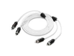 JL Audio 2-Channel 6' Marine Audio RCA Cable - XMD-WHTAIC2-6