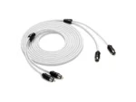 JL Audio 2-Channel 12' Marine Audio RCA Cable - XMD-WHTAIC2-12