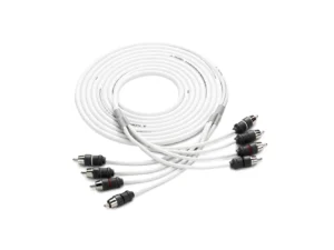 JL Audio 4 Channel 12' Marine Audio RCA Cable - XMD-WHTAIC4-12