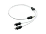 JL Audio 2 Channel Marine Audio Y-Adaptor 1 Male Plug to 2 Female Jacks - XMD-WHTAICY-1M2F