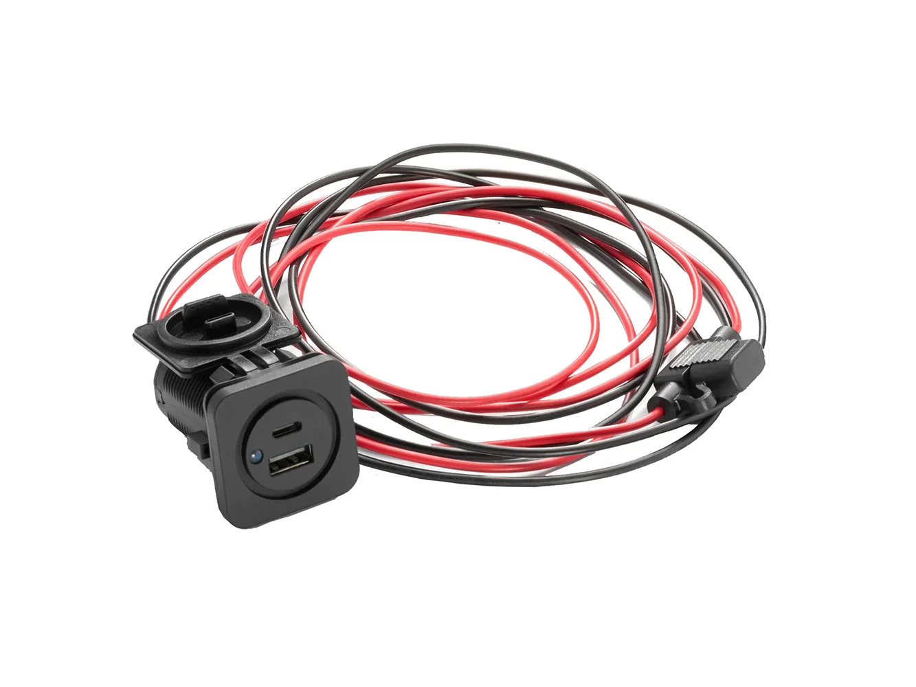 JL Audio USB-C and USB-A Charging Jack f/Panel Mounting - XMD-USBCA/CHG2X-PNL