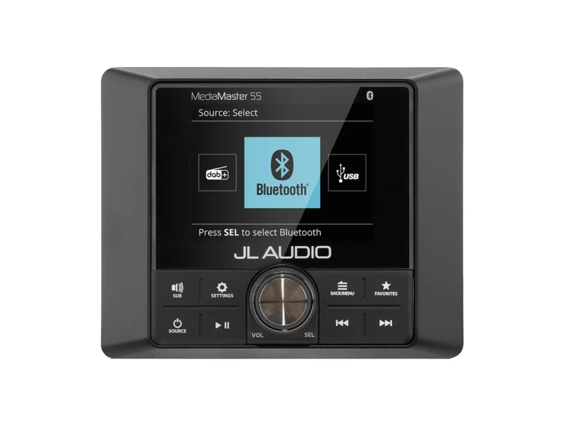 JL Audio MM55 Premium Compact Marine Source Unit w/Full-Color LCD
