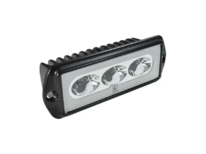 Lumitec CapriLT Flush Mount LED Flood Light - White Non-Dimming - Black Housing