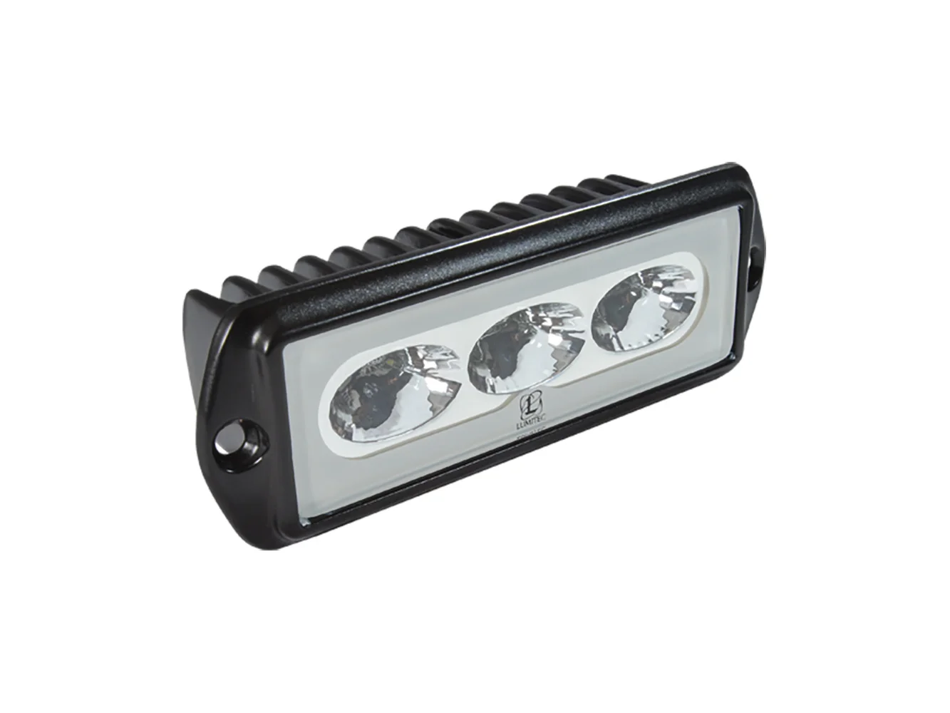 Lumitec CapriLT Flush Mount LED Flood Light - White Non-Dimming - Black Housing