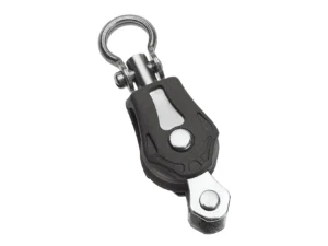 Barton Marine Size 0 20mm Plain Bearing Pulley Block Single Swivel & Becket