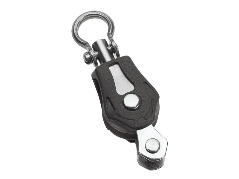 Barton Marine Size 0 20mm Plain Bearing Pulley Block Single Swivel & Becket