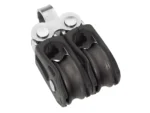 Barton Marine Size 0 20mm Plain Bearing Pulley Block Double Fixed Eye