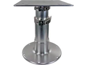 Springfield Pedestal - 3-Stage Table - 16"-30" - Brite Dip