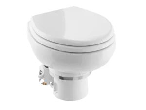 Dometic MasterFlush 7120 White Electric Macerating Toilet w/Orbit Base - Freshwater - 24V
