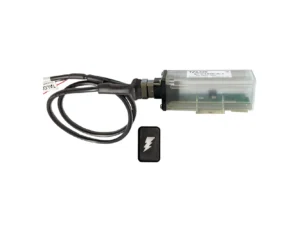TALOS Remote Housing Lightning Detection System w/10' Cable - Black Rectangular Indicator w/Translucent Housing