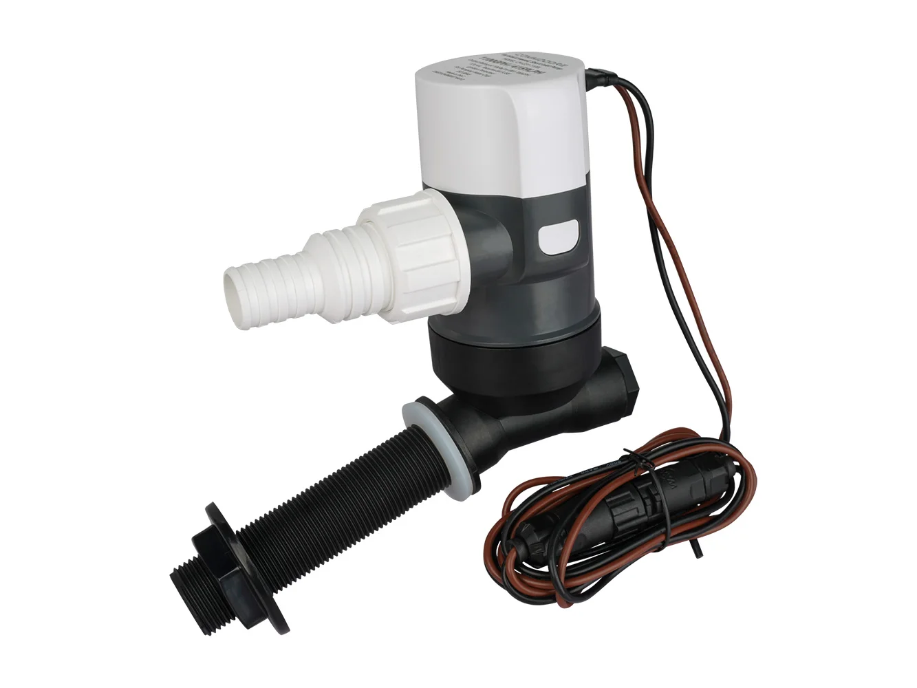 Commodore 1100 GPH Angled Livewell Pump - 12V