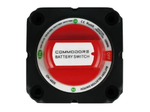 Commodore 4-Position Compact Dual Battery Selector Switch
