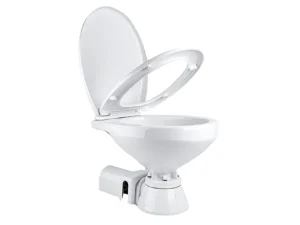 Commodore Electric Marine Toilet - Rear Macerator - Regular Size