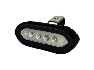 Shadow-Caster Bracket Mount Spreader Light - Black Housing - White