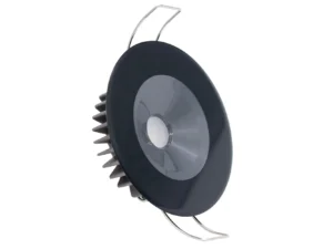 Lumitec Illusion Flush Mount LED Down Light - Spectrum RGBW - Warm White - Black Housing