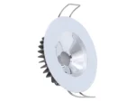 Lumitec Illusion Flush Mount LED Down Light - Spectrum RGBW - Warm White - White Housing - Chrome Reflector