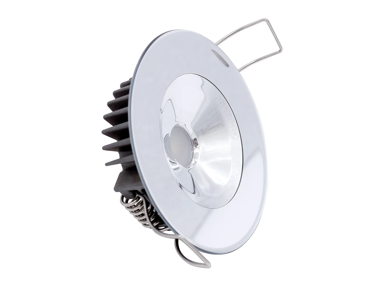 Lumitec Illusion Flush Mount LED Down Light - Spectrum RGBW - Warm White - Mirrored Housing