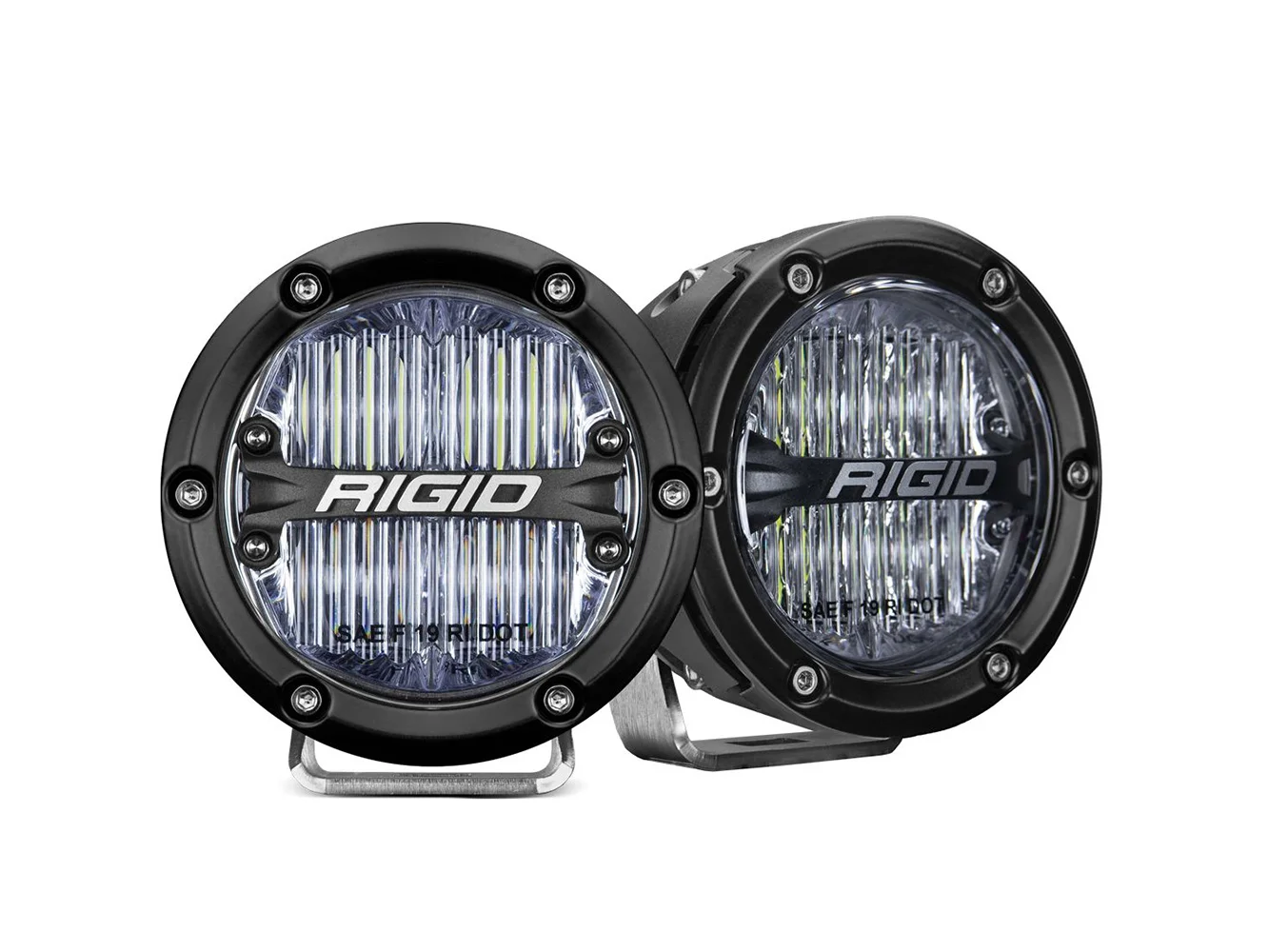 RIGID Industries 360-Series 4" LED SAE Fog Beam - White - Set of 2